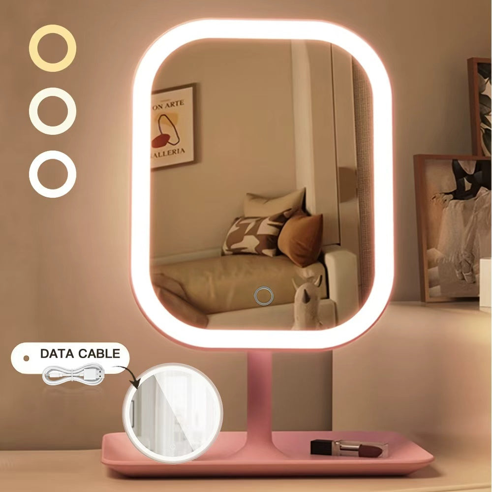 5X Magnifying USB LED Makeup Mirror Brighter Beauty