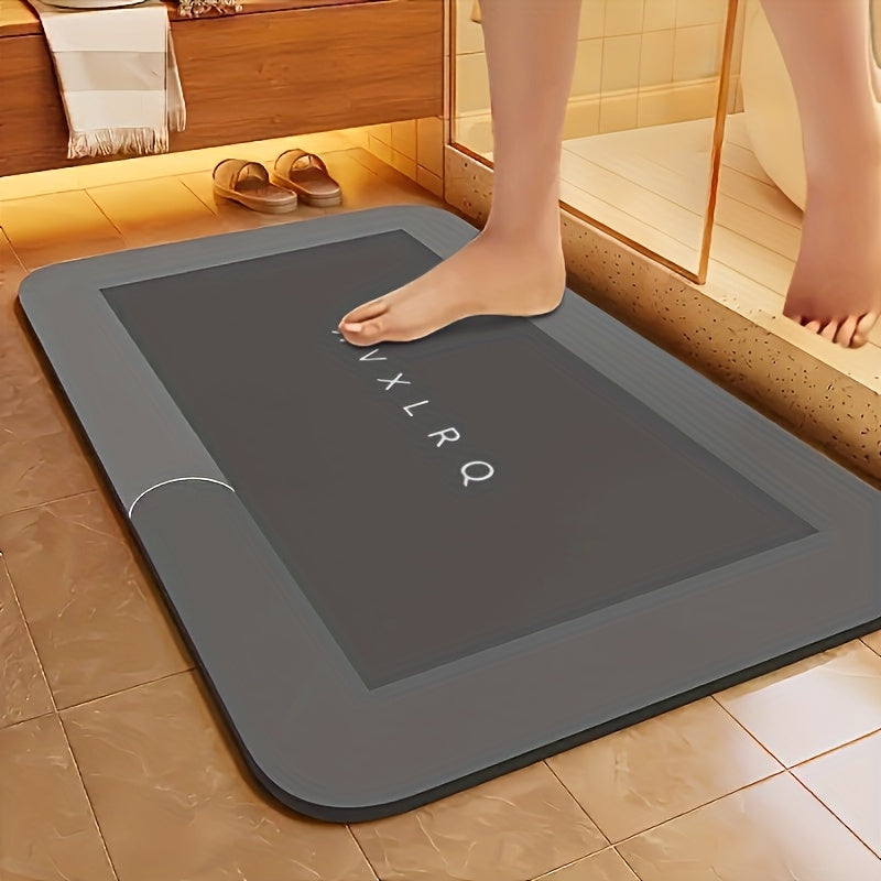Super Absorbent Diatomite Bath Mat  QuickDry NonSlip Soft